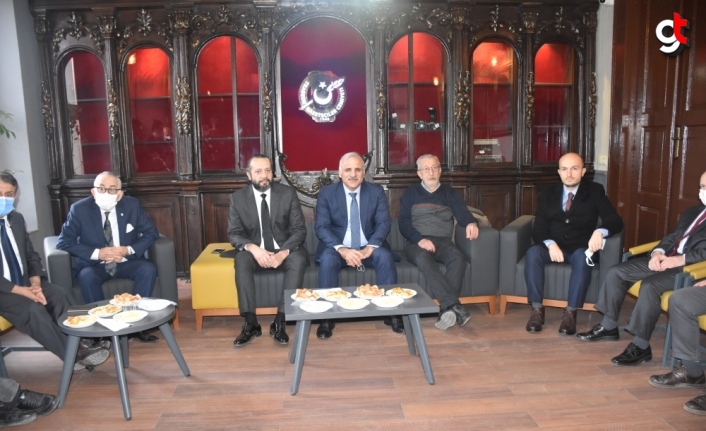 Trabzon Büyükşehir Belediye Başkanı Zorluoğlu'ndan TGC'ye ziyaret