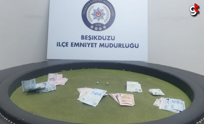 Trabzon'da kumar oynayan 8 kişiye 16 bin 371 lira ceza kesildi