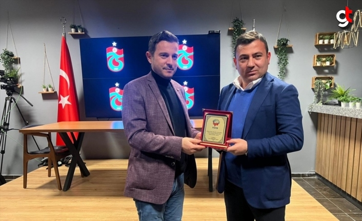 Trabzonspor Yönetim Kurulu Üyesi Hancı, TSYD Trabzon Şubesini ziyaret etti