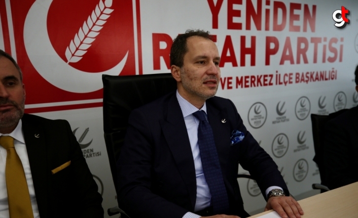 Yeniden Refah Partisi Genel Başkanı Erbakan, Düzce'de konuştu: