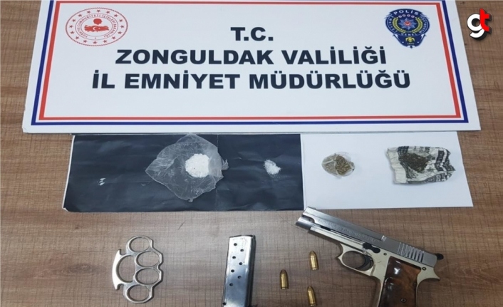 Zonguldak'ta uyuşturucu operasyonunda 2 zanlı tutuklandı