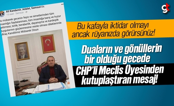 CHP’li İlkadım Meclis Üyesi Ali Kandemir’in, Cumhurbaşkanı Erdoğan hazımsızlığı