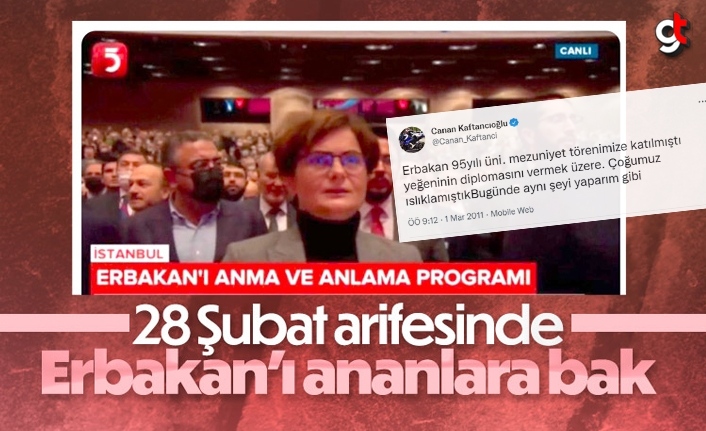 Necmettin Erbakan'ı anma etkinliğine CHP ve HDP'de katıldı