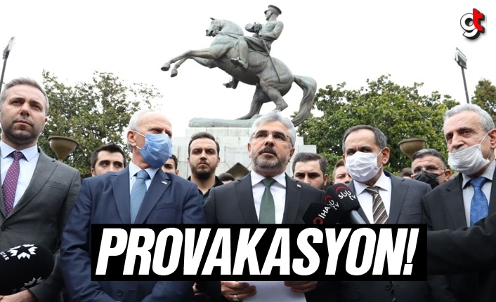 Samsun Atatürk Anıtı'na yapılan saldırı provakasyondur