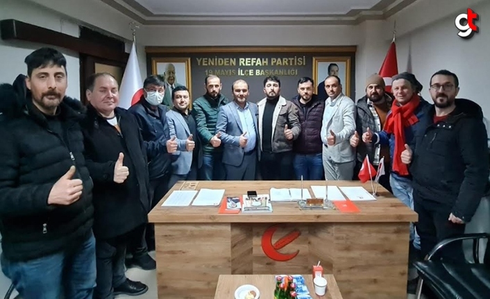 Yeniden Refah Partisi 19 Mayıs ilçe Gençlik Kolları Başkanı Muhammet Şen oldu