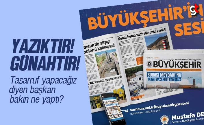 Gazete maliyetinin 5 katına çıkmasına rağmen, Büyükşehir gazete çıkarıyor