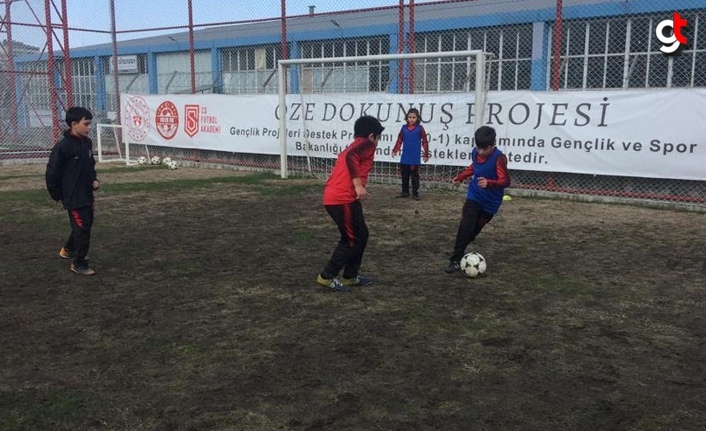 Samsun'da sokak futbolu turnuvası