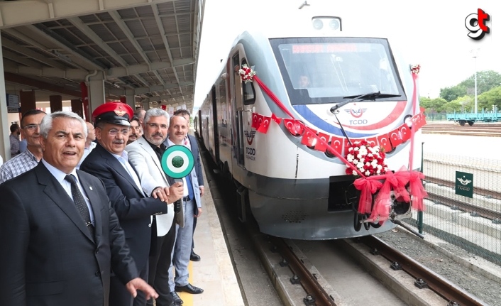 Samsun-Amasya treni yeniden hizmete başladı