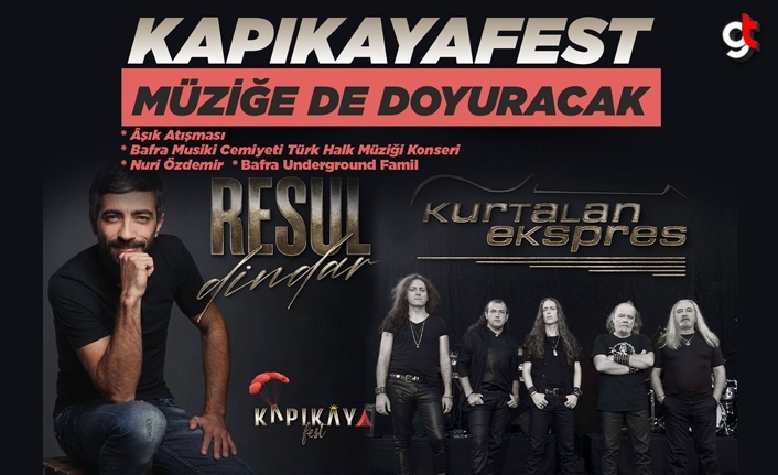 Kapıkaya Fest konserlerinde vatandaşlar müziğe doyacak