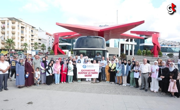 Canik Belediyesi Çanakkale ve Bursa gezisi düzenledi