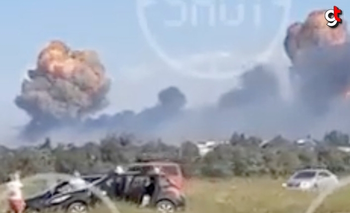 Kırım'daki Rus üssünde şiddetli patlamalar