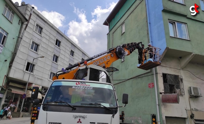 Salıpazarı Belediyesi binaların dış cephelerini ücretsiz boyuyor