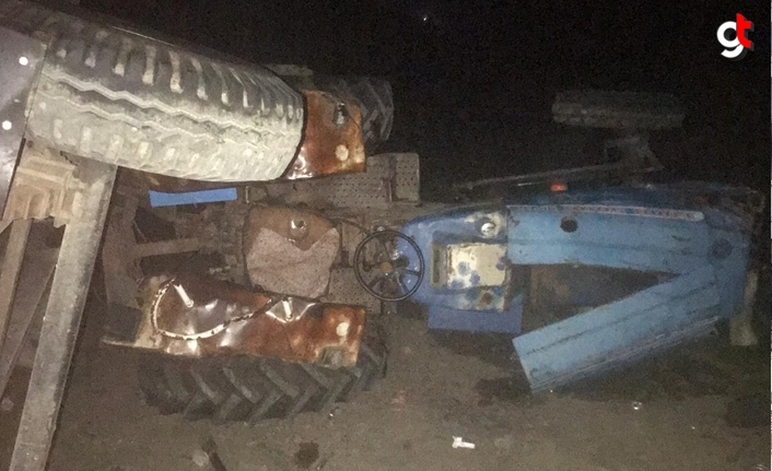 Salıpazarı'nda traktör devrildi, genç kız öldü