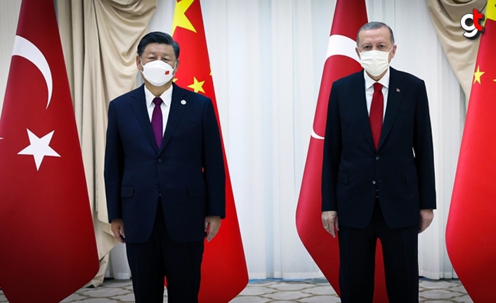 Erdoğan Çin lideri Xi Jinping ile görüştü