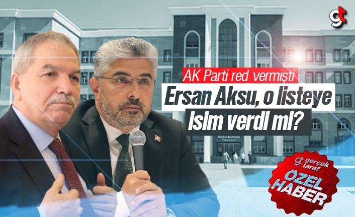 Ersan Aksu, Başkan Demirtaş'a kaç isim verdi?