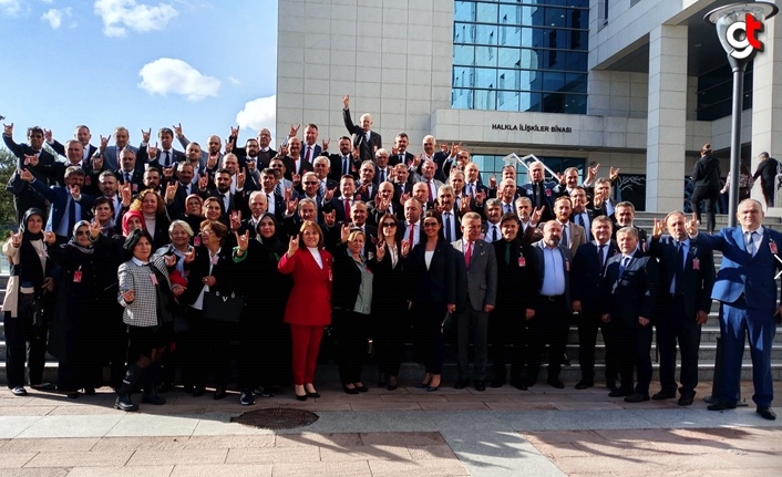MHP Samsun teşkilatı Ankara'da grup toplantısına katıldı