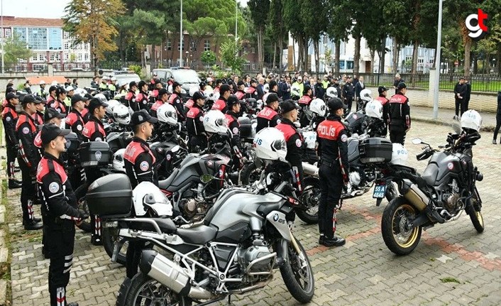 Samsun'da Motosikletli Polis sayısı arttırıldı