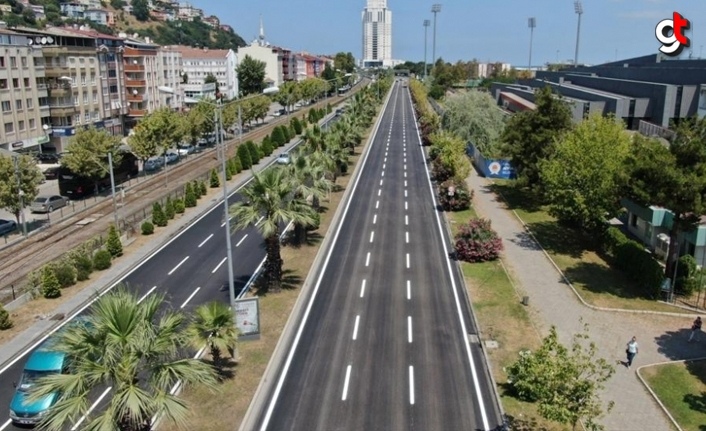 Samsun Atatürk Bulvarı'nda hız limiti 82 km'ye çıktı