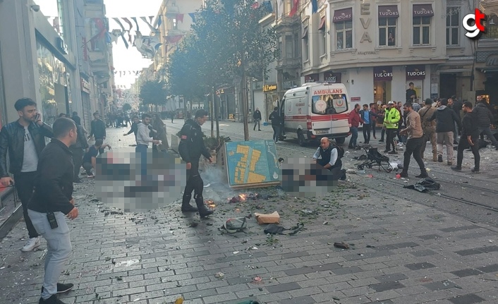 Taksim İstiklal Caddesi'nde patlama: 6 ölü 53 yaralı