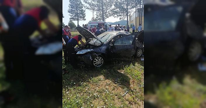 Kastamonu'da otomobil devrildi: 5 yaralı