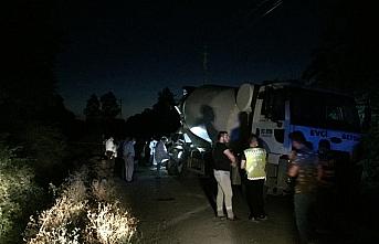 Samsun'da beton mikseri ile çarpışan motosikletin sürücüsü öldü