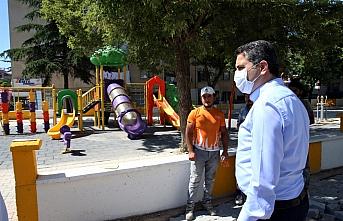 Tokat'ta çocuk oyun parkları yenileniyor