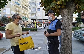 Çorum'da maske takmayıp polise direnen kişiye 392 lira ceza verildi