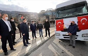 Amasya'dan İzmir'deki depremzedelere yardım