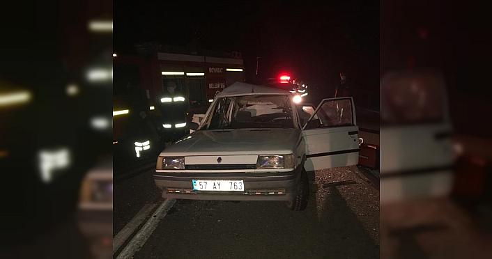 Sinop'ta otomobil devrildi: 1 ölü