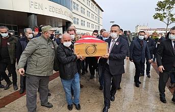 Kalp krizi nedeniyle ölen profesör için Ordu Üniversitesi'nde tören düzenlendi