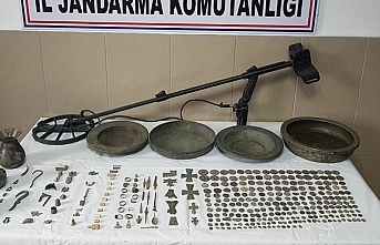Samsun'da tarihi eser kaçaklığı iddiasıyla bir kişi yakalandı