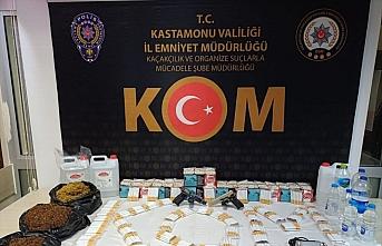 Kastamonu'da sigara kaçakçılığı operasyonunda 1 kişi tutuklandı