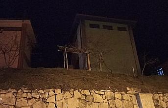 Göynük'te kopan elektrik teli yangına neden oldu