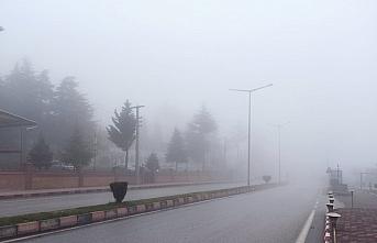 Tosya'da sis etkili oluyor