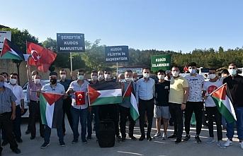 Boyabat'ta İsrail protesto edildi