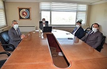 Kaymakam Saygılı STSO Başkanı Salih Zeki Murzioğlu'nu ziyaret etti