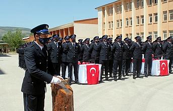 Bayburt'ta polis adayları mezuniyet sevinci yaşadı