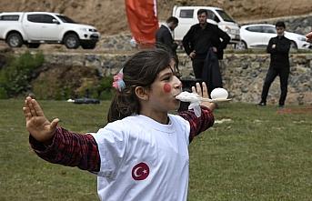 Gümüşhane'nin Taşköprü Yaylası'nda yayla sporları şenliği düzenlendi