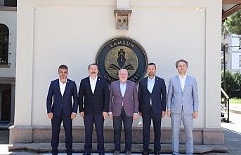 Memur-Sen Genel Başkanı Yalçın, Samsun'da ziyaretlerde bulundu