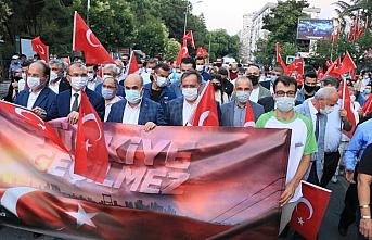 Samsun, Kastamonu ve Sinop'ta 15 Temmuz şehitleri için yürüyüş düzenlendi