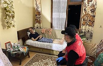 Afet Kriminal İnceleme ekipleri, selde mahsur kalan yaşlı KOAH hastasının yardımına koştu