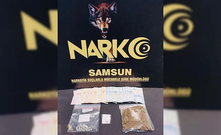 Samsun'da düzenlenen uyuşturucu operasyonlarında  2 kişi tutuklandı