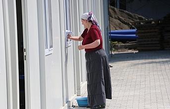 Bozkurt'ta kurulan konteyner kentte devlet engellileri de unutmadı