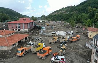 Bozkurt'taki sel felaketinin 22'nci gününde çalışmalar aralıksız sürüyor