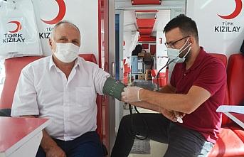 Merzifon'da kan bağışı kampanyası düzenlendi