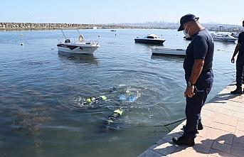 Samsun'da balık ve kurbağa adamlar denizde, gönüllüler ise kıyıda temizlik yaptı