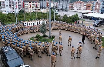 Sel afeti nedeniyle Bozkurt'ta görev yapan komandoların bir bölümü ilçeden ayrıldı