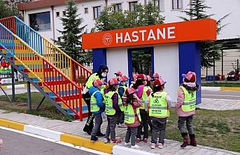 Amasya'da çocuklara eğitim parkında 