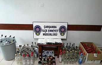 Samsun'da sahte içki operasyonunda bir kişi tutuklandı