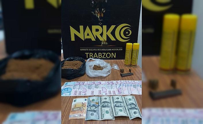 Trabzon'da uyuşturucu operasyonlarında 2 kişi yakalandı